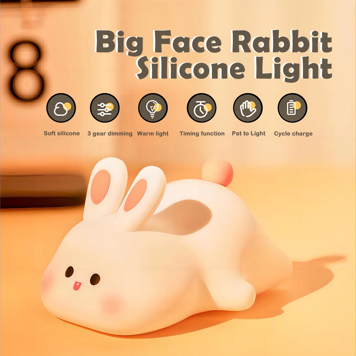 Luz de Noche Infantil De Dragon – LED, Táctil y Programable para Dormitorio