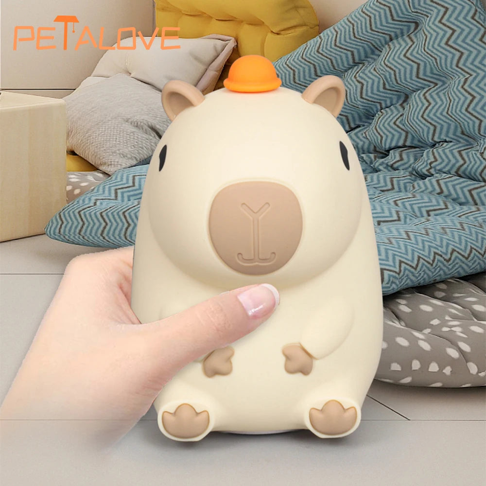 Mini Lámpara LED Capybara – Decorativa, Ajustable y Regalo para Niños