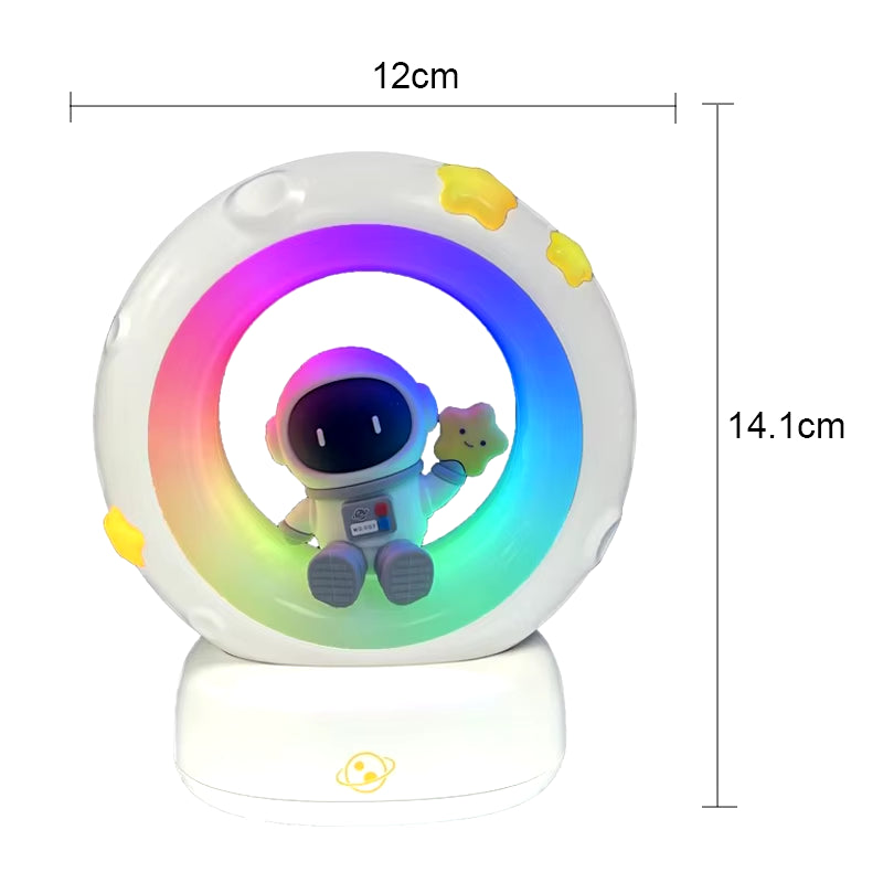 Luz de Noche Infantil de Panda y Astronauta – Portátil y Suave para Dormitorio