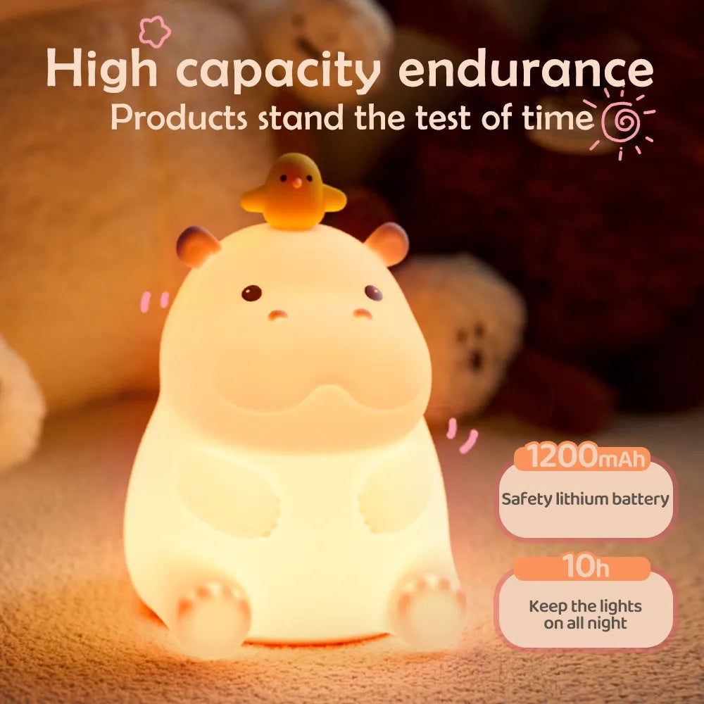 Luz de Noche Infantil De Dragon – LED, Táctil y Programable para Dormitorio
