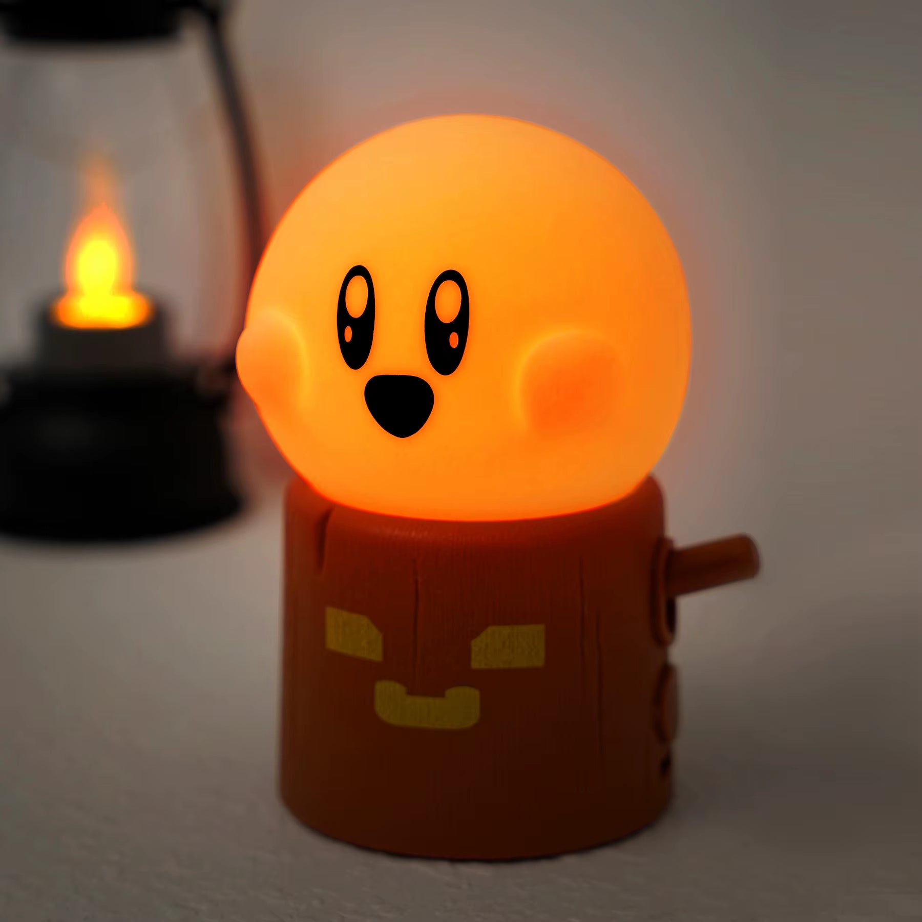 Luz Nocturna Infantil en Forma de Vela – Regulable y Segura para Dormitorio