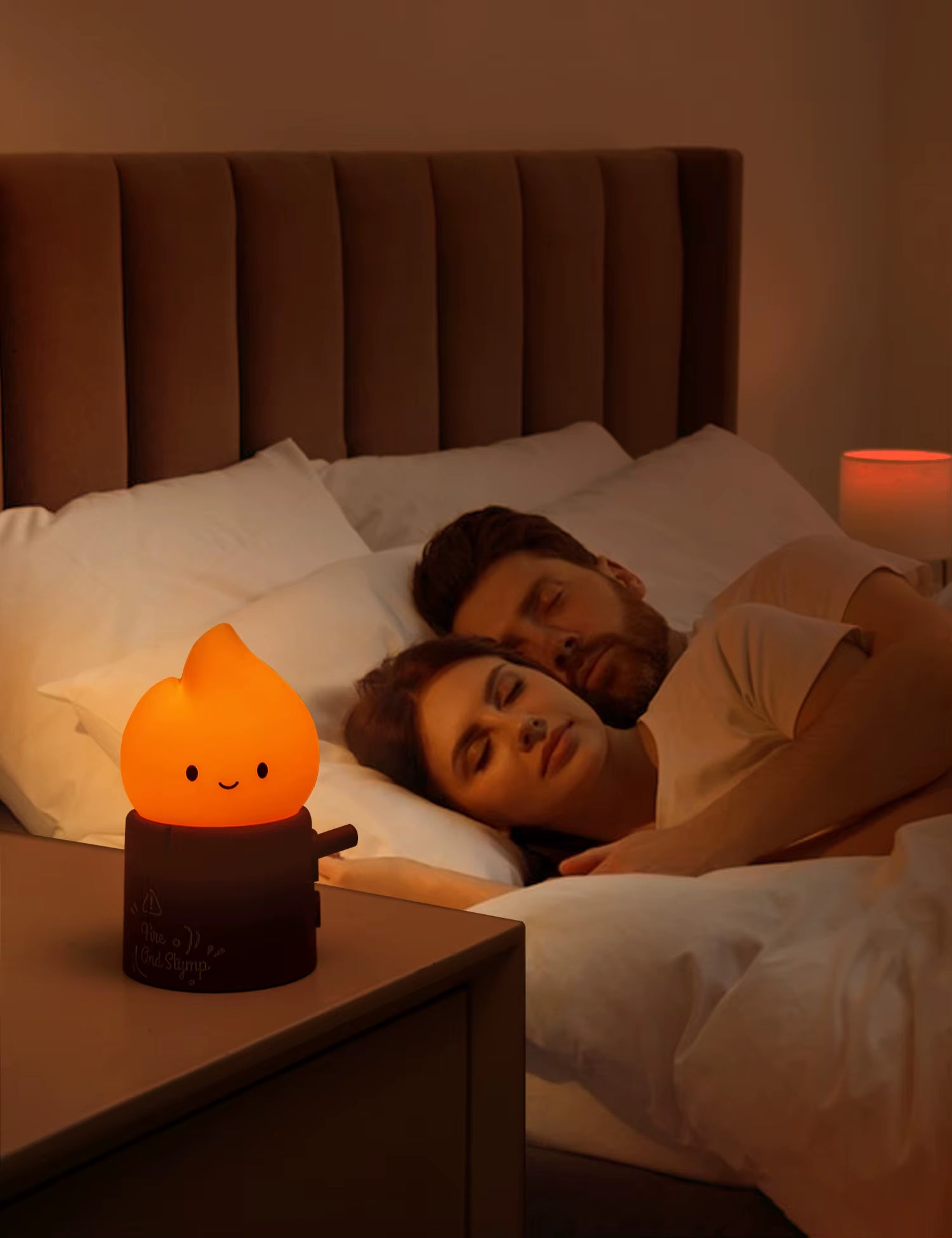 Luz Nocturna Infantil en Forma de Vela – Regulable y Segura para Dormitorio