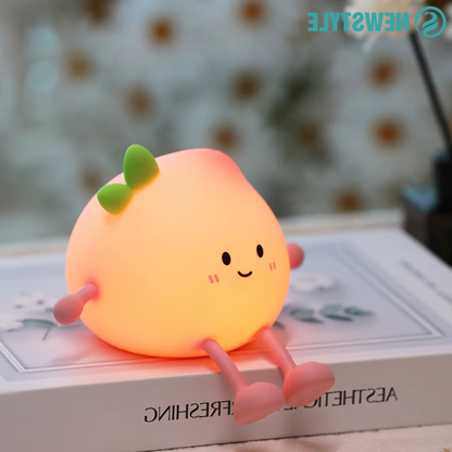 Mini Lámpara LED Durazno – Decorativa, Recargable y Regalo para Niños