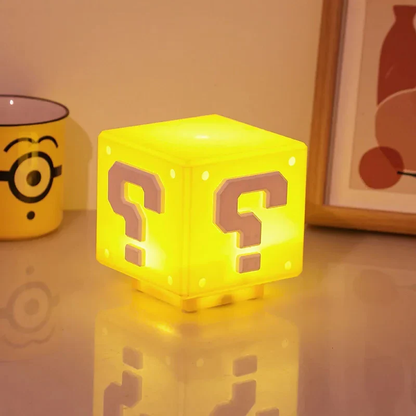 LED Question Mark Night Light with Music Anime Peripheral Children'S Bedroom Bedside Lamp USB Rechargeable Gift