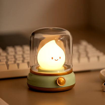 Lámpara Nocturna LED de Mesa – Portátil, Recargable USB, Decorativa