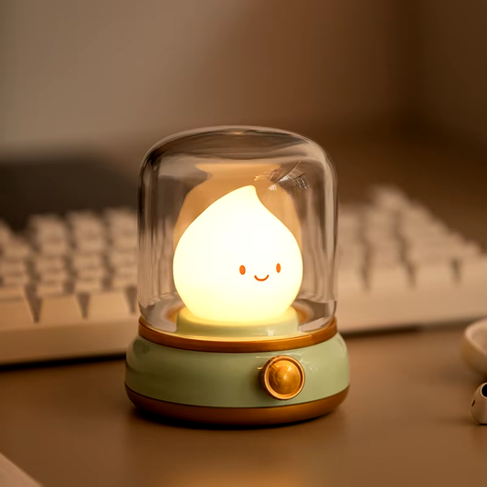 Lámpara Nocturna LED de Mesa – Portátil, Recargable USB, Decorativa