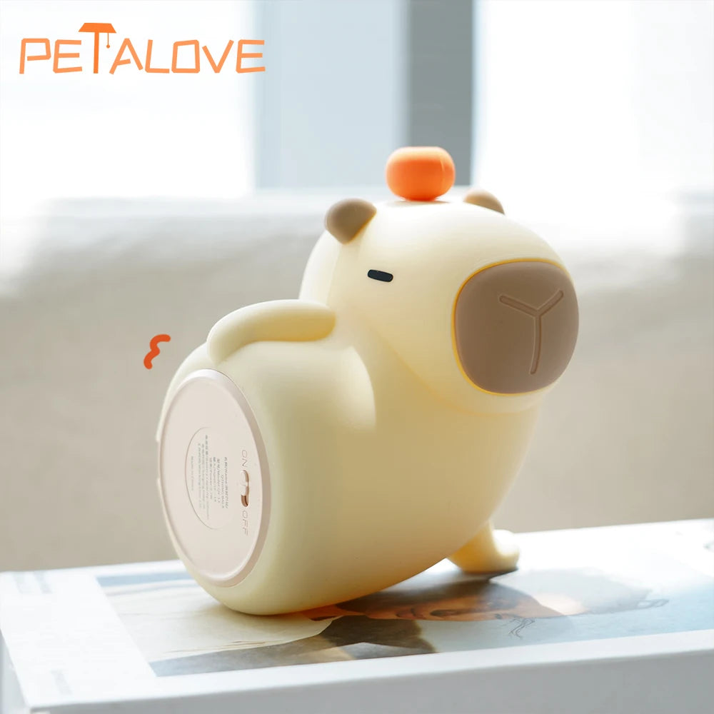 Mini Lámpara LED Capybara – Decorativa, Ajustable y Regalo para Niños