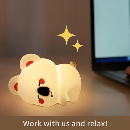 Lámpara Nocturna LED Animalito – Recargable USB, Portátil