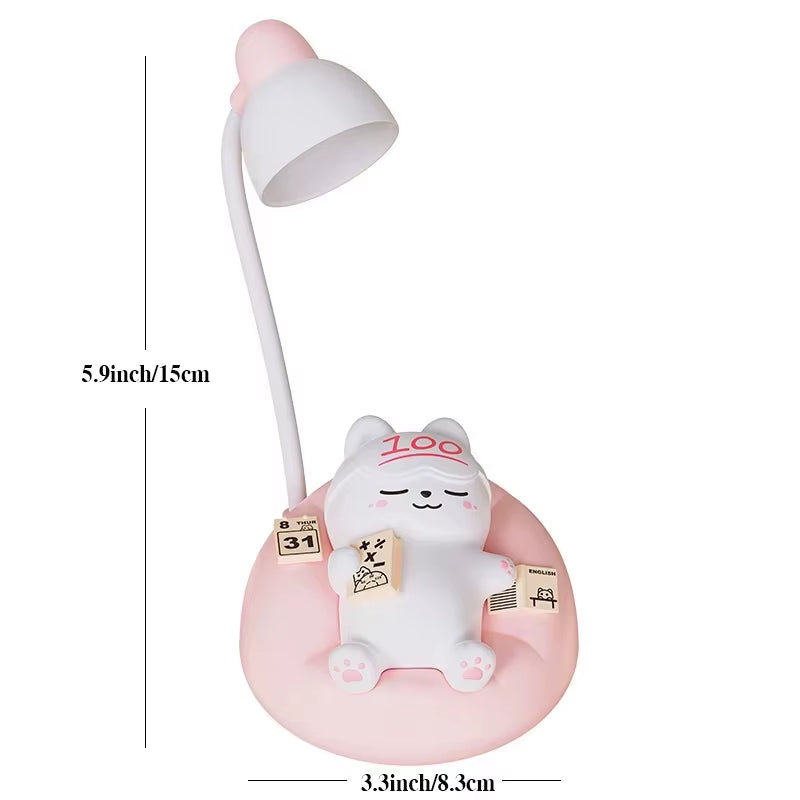 Mini Lámpara LED Gato – Luz Ajustable, Recargable y Portátil para Dormitorio