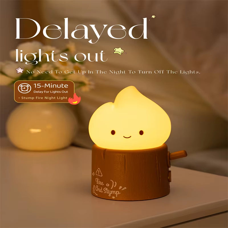 Luz Nocturna Infantil en Forma de Vela – Regulable y Segura para Dormitorio