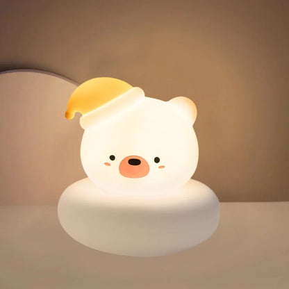Lámpara de Mesa LED Infantil – Animalito Tierno, Dimmable 3 Niveles