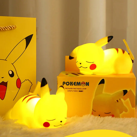 Luz de Noche Infantil Pikachu – LED para Dormitorio, Regalo de Cumpleaños