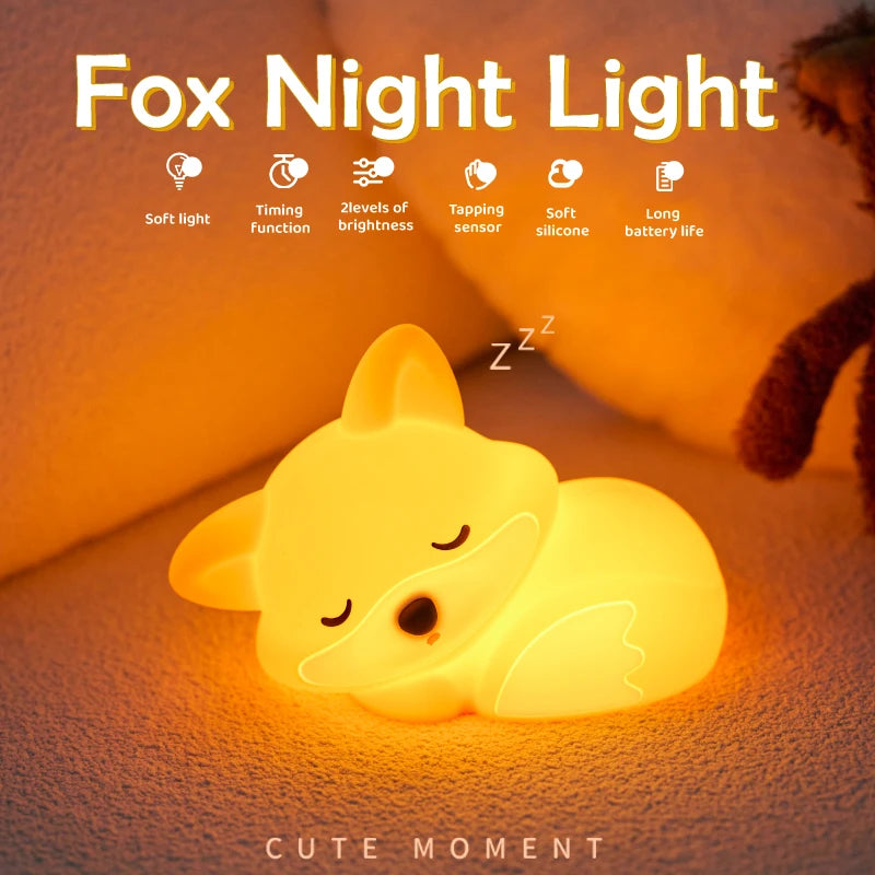 Luz de Noche Infantil De Dragon – LED, Táctil y Programable para Dormitorio