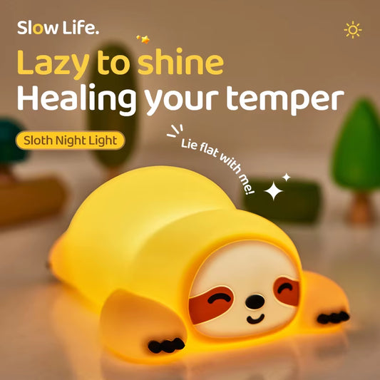 Lámpara Nocturna LED Animalito – Recargable USB, Portátil